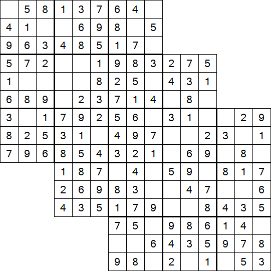 Tripledoku - Einfach