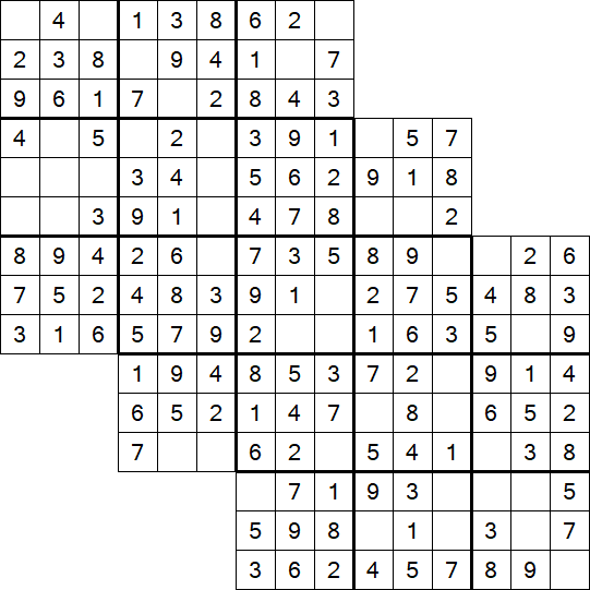 Tripledoku - Einfach