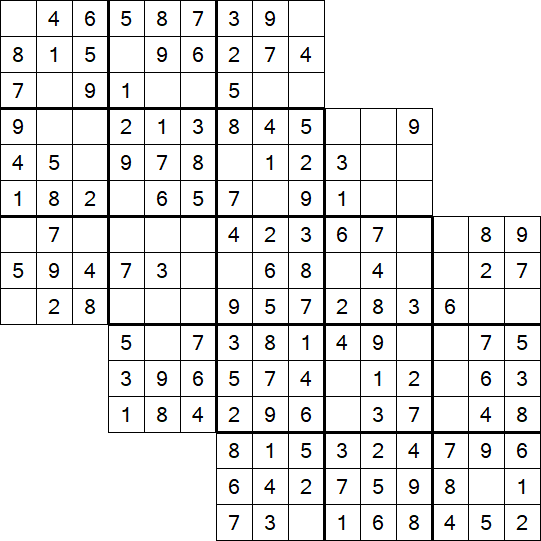 Tripledoku - Einfach