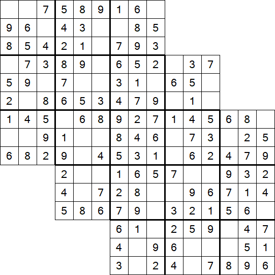 Tripledoku - Einfach