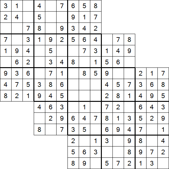 Tripledoku - Einfach