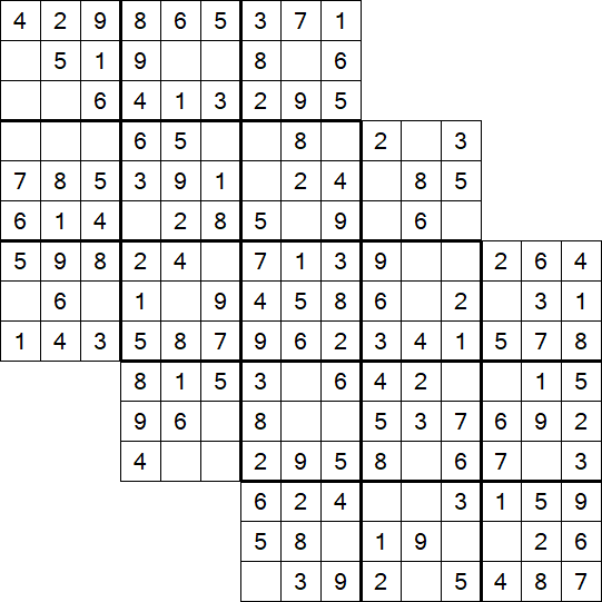 Tripledoku - Einfach