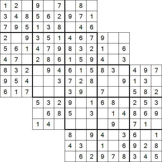 Tripledoku - Einfach