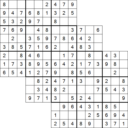 Tripledoku - Einfach