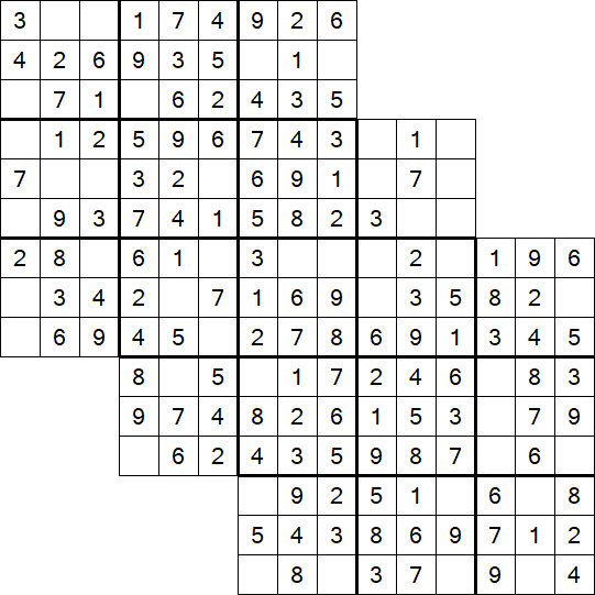 Tripledoku - Einfach