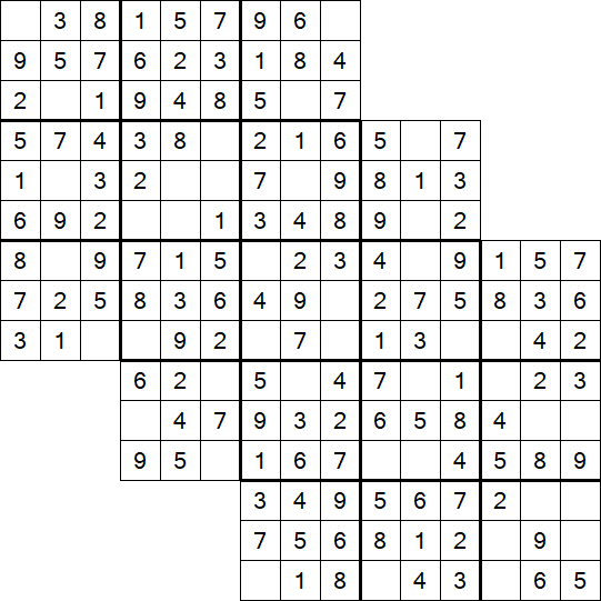 Tripledoku - Einfach