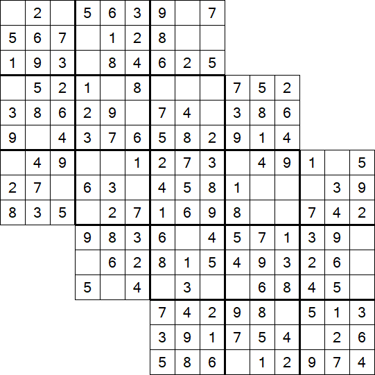 Tripledoku - Einfach