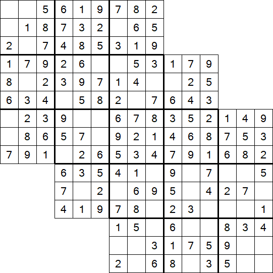 Tripledoku - Einfach