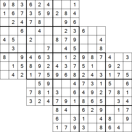 Tripledoku - Einfach