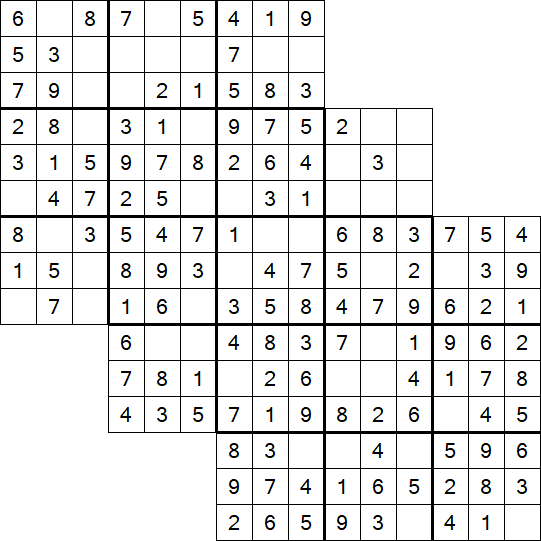 Tripledoku - Einfach