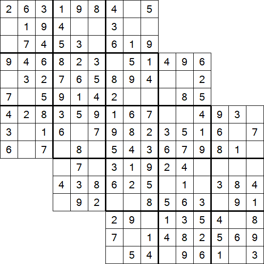 Tripledoku - Einfach