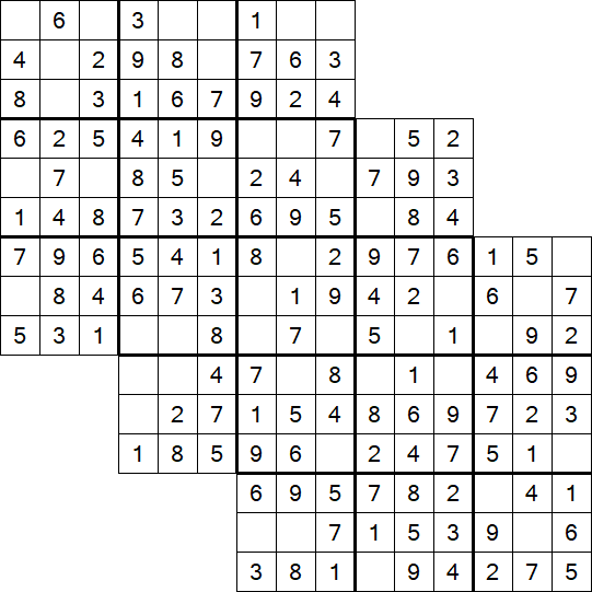 Tripledoku - Einfach