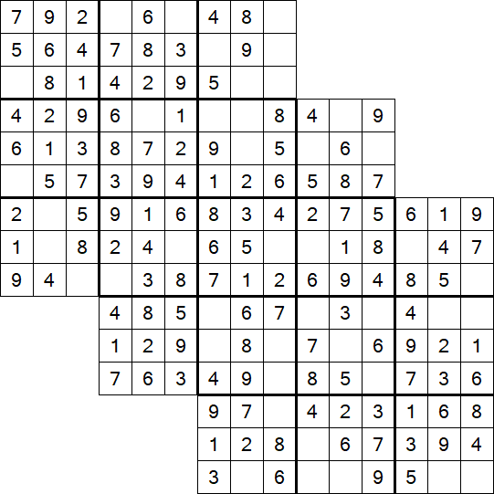 Tripledoku - Einfach