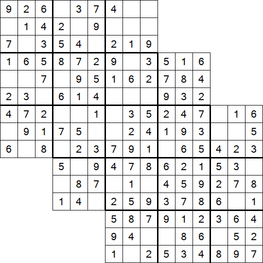 Tripledoku - Einfach