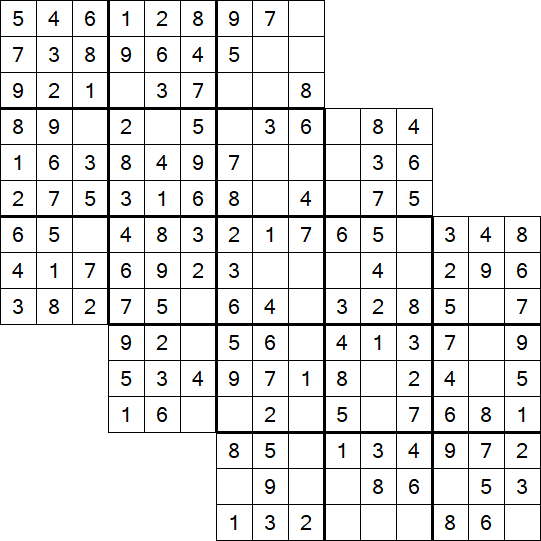 Tripledoku - Einfach