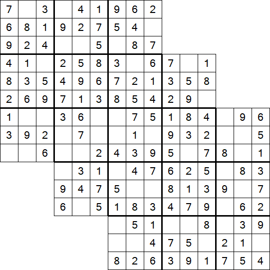 Tripledoku - Einfach