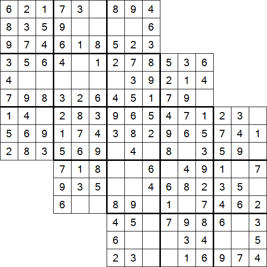 Tripledoku - Einfach