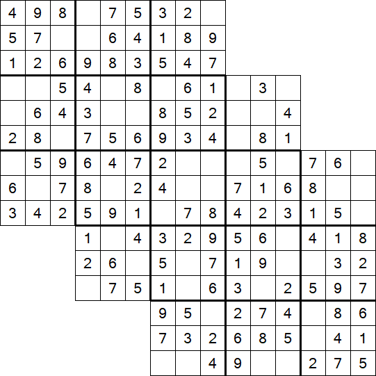 Tripledoku - Einfach