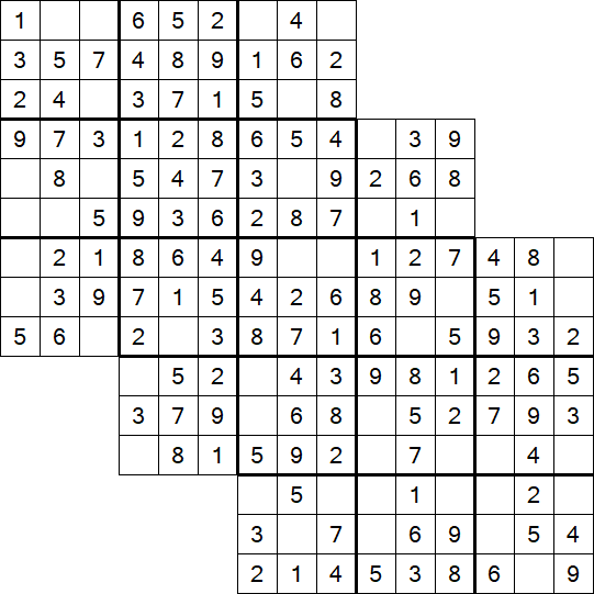 Tripledoku - Einfach