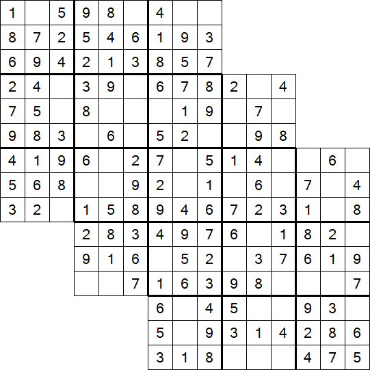 Tripledoku - Einfach