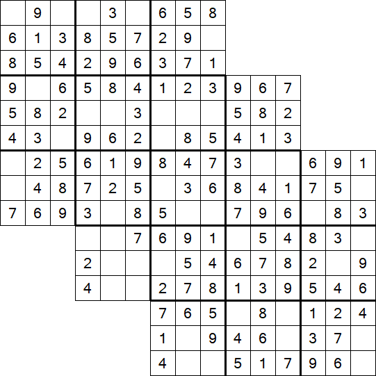 Tripledoku - Einfach