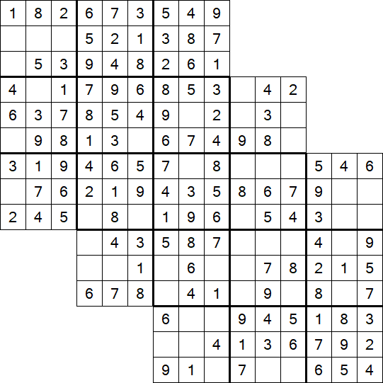 Tripledoku - Einfach