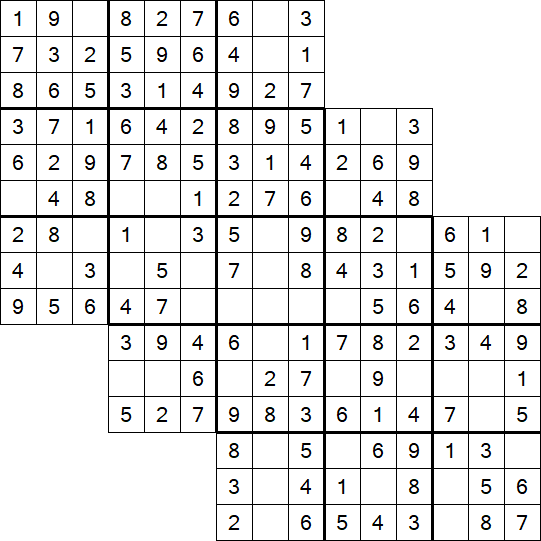 Tripledoku - Einfach