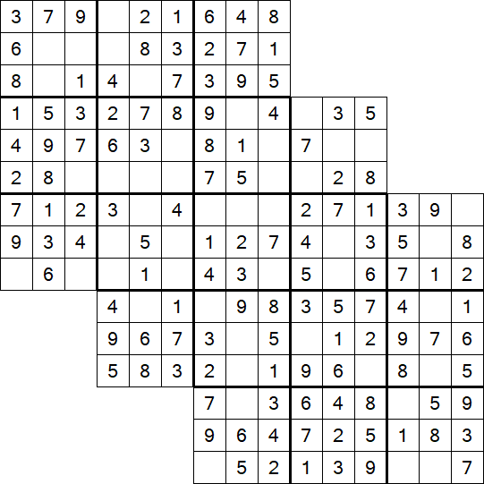 Tripledoku - Einfach