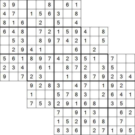 Tripledoku - Einfach