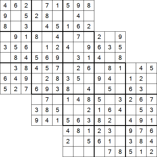 Tripledoku - Einfach