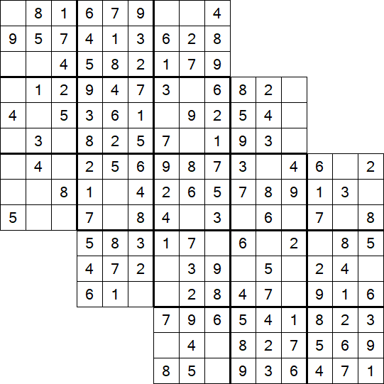 Tripledoku - Einfach