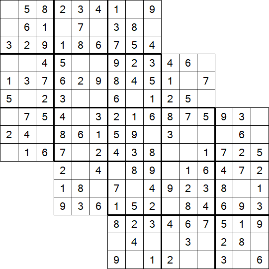 Tripledoku - Einfach