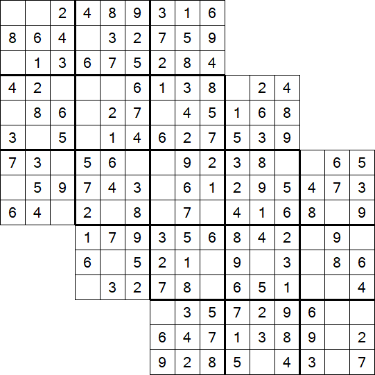 Tripledoku - Einfach