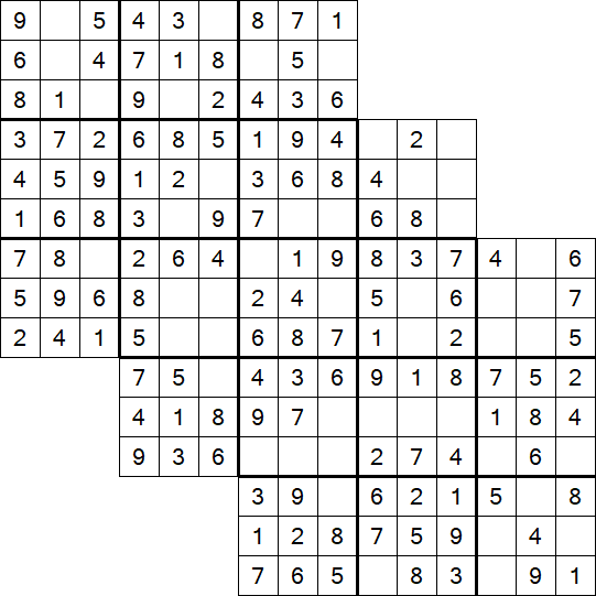 Tripledoku - Einfach