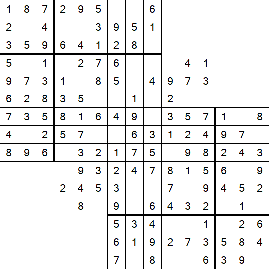 Tripledoku - Einfach