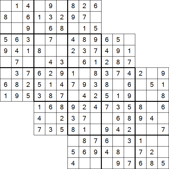 Tripledoku - Einfach