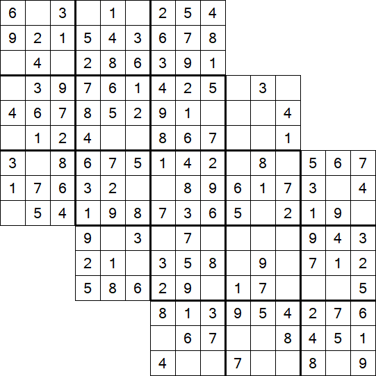 Tripledoku - Einfach