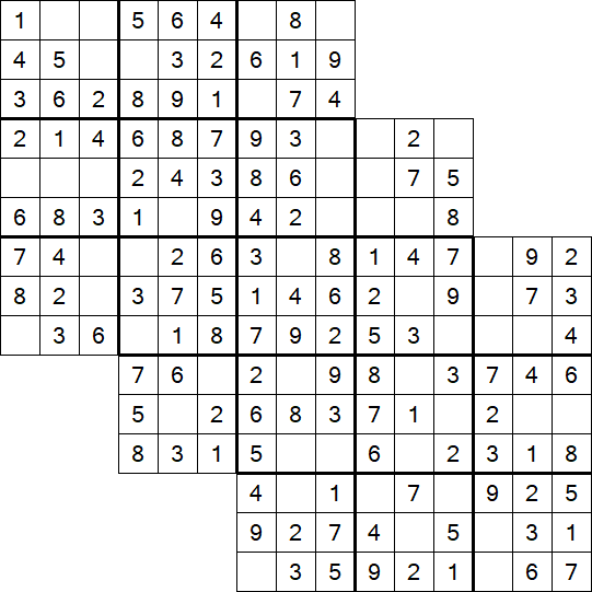 Tripledoku - Einfach