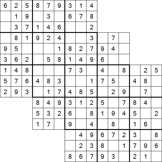 Tripledoku - Einfach