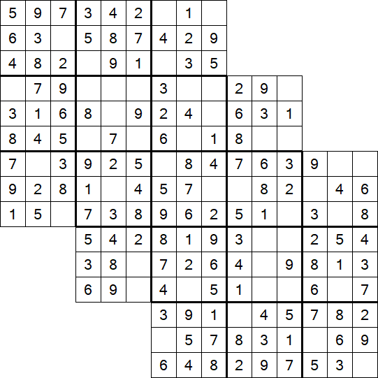 Tripledoku - Einfach