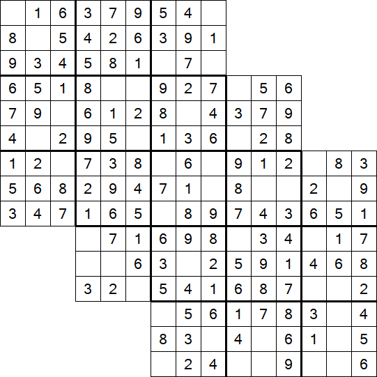 Tripledoku - Einfach