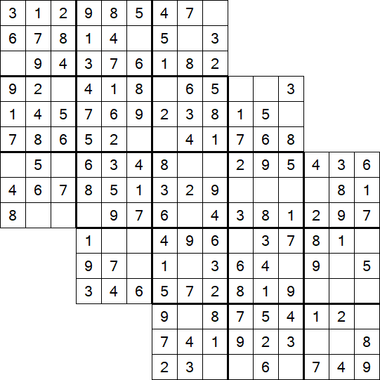 Tripledoku - Einfach