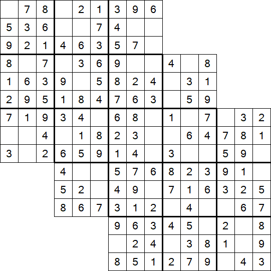 Tripledoku - Einfach