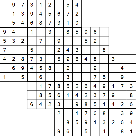 Tripledoku - Einfach