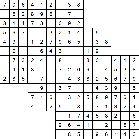 Tripledoku - Einfach