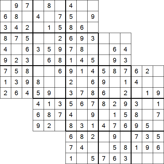 Tripledoku - Einfach