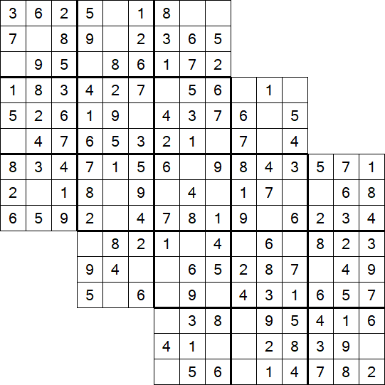 Tripledoku - Einfach