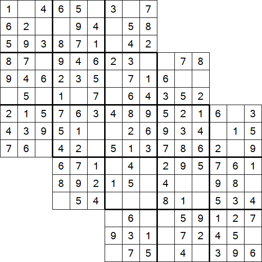 Tripledoku - Einfach