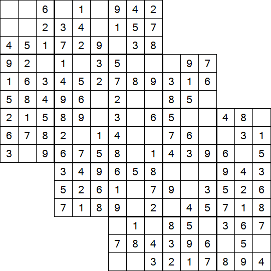 Tripledoku - Einfach