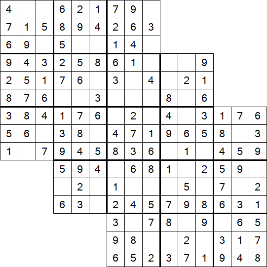 Tripledoku - Einfach